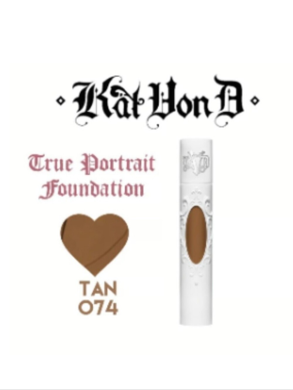 Kat Von D True Portrait Foundation ā Tan (074)